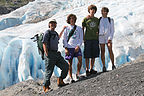 Family at Exit Glacier Family at Exit Glacier