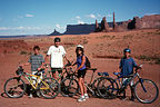 Family crazy enough to bike Monument Valley Family crazy enough to bike Monument Valley