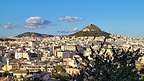 View of Lycabettus Hill from Anafiotika View of Lycabettus Hill from Anafiotika