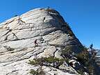 Hiking up Lembert Dome Hiking up Lembert Dome